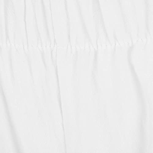 Elogoog Calça capri feminina folgada de cintura alta esportiva esportiva leve para ioga com bolsos,