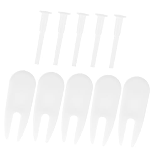 MUELODSIC Pp Exercise Ball Plug Remover Tool Kit with 5 Plugs 5 Pullers Fit Sizes Easy to Use