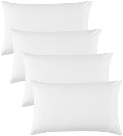 Hafaa Pillow Cases 2 Pack Brushed Microfiber Plain Pink Pillow Cases with Envelop Closure  Wrinkle & Fade Resistant Pillow Cover, 50x75 cm