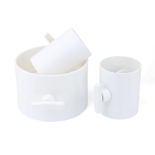 Vanne de régulation d'air manuelle ABS 75mm pour registre de ventilation - 7