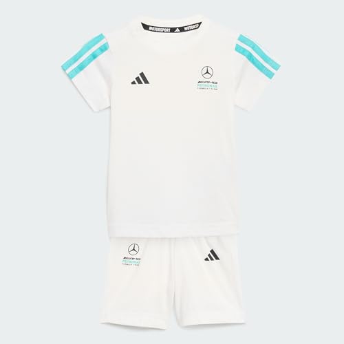 adidas Unisex Kids MERCEDES - AMG PETRONAS FORMULA 1 TEAM DNA BABY JOGGER SHORT SLEEVE 2-3Y