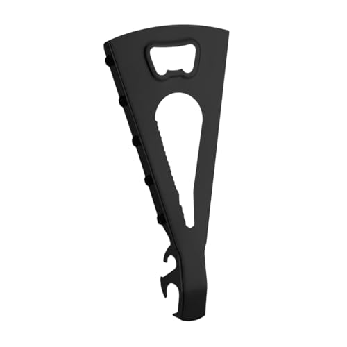 Lid Opener Gripper Jar Opener Manual Screw Remover Nonslip Multifunctional Bottle Opening for Outdoor Drinks Lid Canning Jars, Black