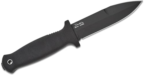 Shark-Lock Demko Knives DEM09647 Demko Knives Armiger Fixed Blade With Sheath- Armiger 2 & Armiger 4 - Clip Point Spear Point Tanto Shark Foot Serrated Full Tang thumb #2