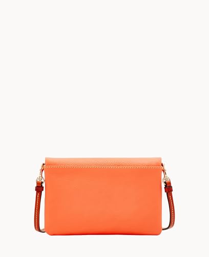Image of Dooney & Bourke Women's Foldover Zip Crossbody, Small Handbag with Strap
