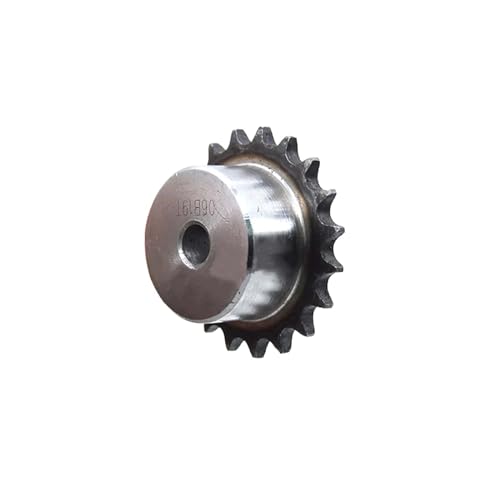Bevel Gear Pinion Hardware Mechanical 1Pc 06B Chain Gear 9/10/11/12/13/14/15/16/17/18/19/20/21 Teeth A3 Steel Industrial Sprocket Wheel Process Hole Tooth Pitch 8mm(06B-18Teeth)