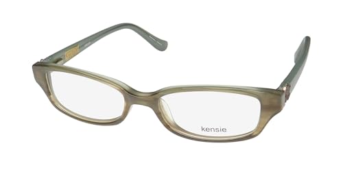 Lunettes kensie Paillettes d'olive 46 mm en acétate premium