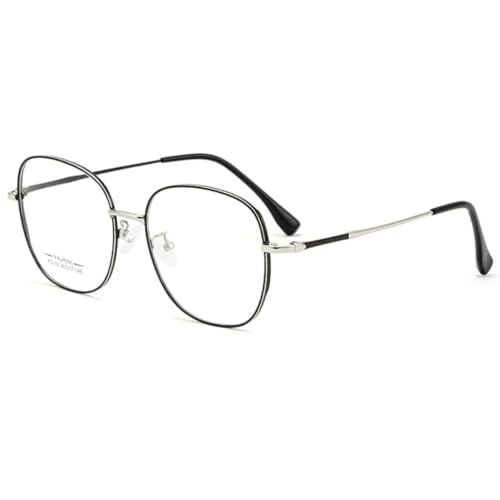 Monture de lunettes en alliage métallique style rétro de grandes montures vintage