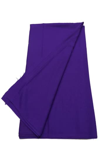 Image of BKRKJ Women's Lizibizi Cotton Unstitched Dress Material Plain Fabric by Meter for Sewing Suit,Salwar,Blouse,Shirt,Kurta,Pyjama,Pathani,Kameez,Chudidar,Patiyala (Purple,Jaamni 18, 2 Meter)