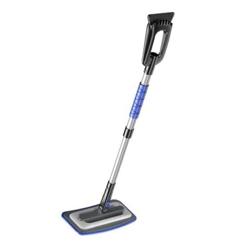 BELOWSYALER Collecteur de glace automatique rétractable constant, cadre en aluminium permanent avec prise en main antidérapante efficace pour le déneigement du pare-brise et la route pour économiser
