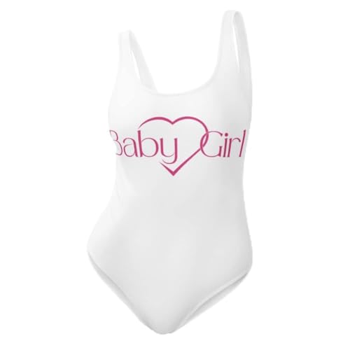 Maillot une pièce Baby Girl Logo pour femme en textile haut de gamme résistant