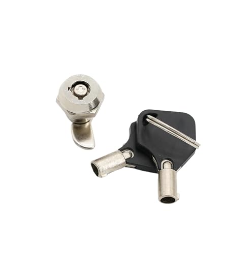 MS102 Small Plum Blossom Bullet Lock Electric Box Communication Mailbox Toolbox Attendance Machine Cylinder Tongue 1Pcs
