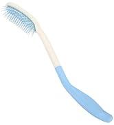 Semme Long Handle Hair Brush & Comb, Soft Bristles, Non-Slip, Ergonomic Design for People with Li...