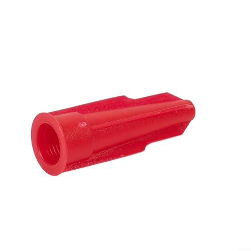Sandyseptember Boquillas de sellador de silicona, Boquillas de tubo de silicona Tapa con tapón de rosca Rojo, Boquillas de cartucho de silicona Boquillas de calafateo, Aplicador de boquillas de