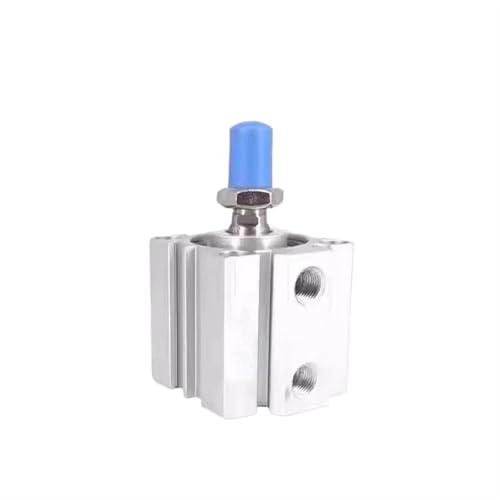Cilindro neumático compacto SDA50 con imán y sensor CS1-J, vástago de rosca exterior 2