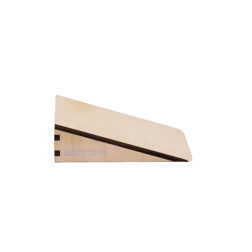 LANTWIT Fingerboard Ramp – Triangle Kicker, Compact Handmade Wooden Ramp for 96mm Fingerboards, Pro Fingerboard Obstacle