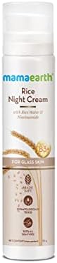 Mamaearth Rice Water Night Cream with Niacinamide for Radiant Skin | Hydrating Overnight Repair Face Moisturizer | All Skin Types | 1.76 Oz (50g)
