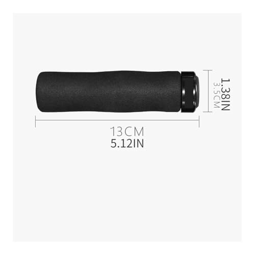 Poignées guidon de vélo en éponge avec verrouillage noir - 5