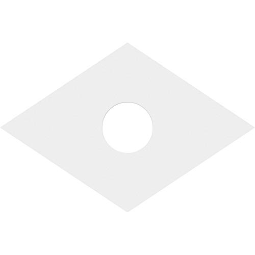 Image of Ekena Millwork CMP20X13DD-04000 Diamond Architectural Grade PVC Contemporary Urethane Ceiling Medallions 20 inchW x 13 3 /8 inchH x 4 inchID x 7 inchC x 1 inchP