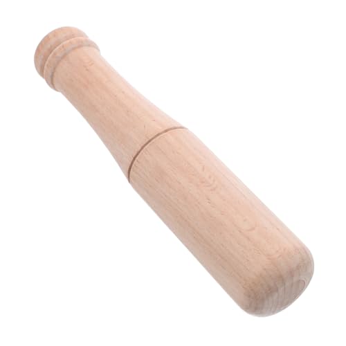 DOITOOL Holzhammer Buche Holz Werkzeug Tragbarer Selbstgemacht Hammer Kreatives Hammerspiel Für Haushalt Und Handarbeit Mit Gratfrei Polierter Oberfläche