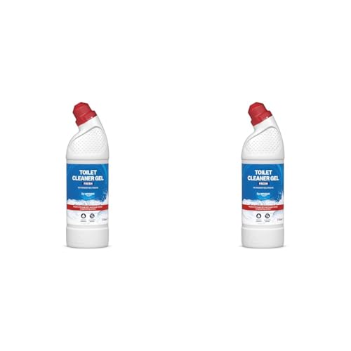 by Amazon Nettoyant liquide pour toilettes Blue Gel, frais, 750 ml (Lot de 2)