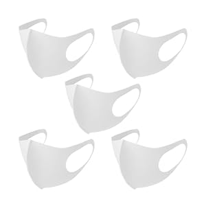 【Amazon限定セット】 nishikawa 【 西川 】 洗える立体マスク Mサイズ 5枚組 ホワイト 洗って繰り返し使えるマスク 100回洗濯試験をクリア速乾生地 伸縮性素材でぴったりフィット 紫外線 花粉をカット 耳が痛くなりにくい 日本製 2D 布マスク カラーマスク 男女兼用 個包装 PG90009523