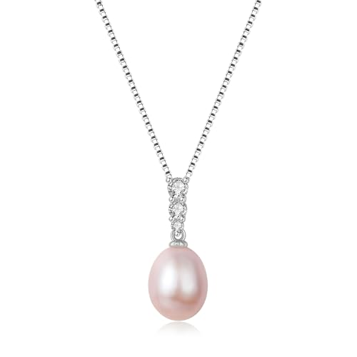 Collier perles de culture véritables 9-13mm et argent rhodié précieux