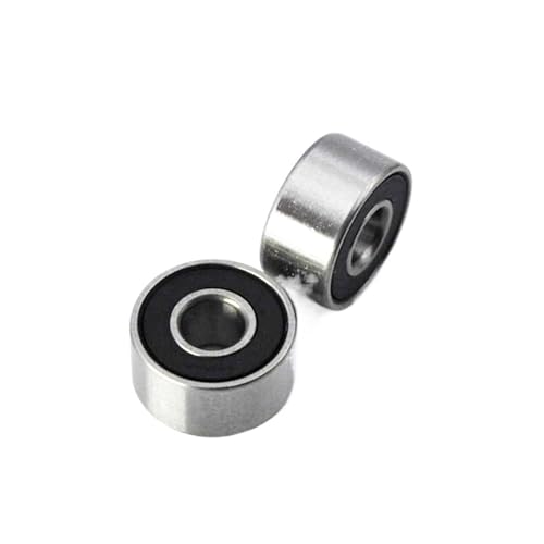 Roulement 693 2RS 3x8x4mm étanche en acier chromé : lot de 10 micropieces pour guidage linéaire