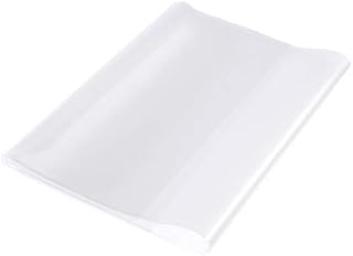 WakiHong A4 Clear Exercise Book Cover PP Environmental Protection Material Transparent Plastic Book Cover, Pack of 10