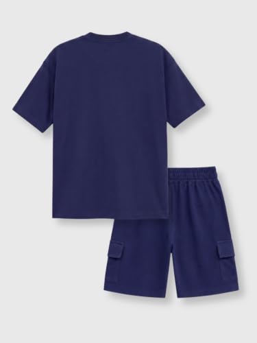 Image of Nap Chief Kids Cotton Official Disney Characters Print Co-Ord Set for Boys & Girls | Half Sleeve T-Shirt & Shorts Set | Soft Casual Summer Wear
