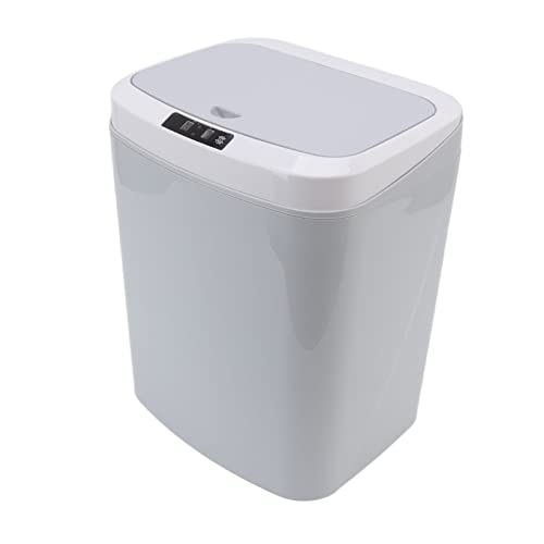 Poubelle à capteur intelligent 16 L moderne avec détection 30 cm et ouverture automatique.