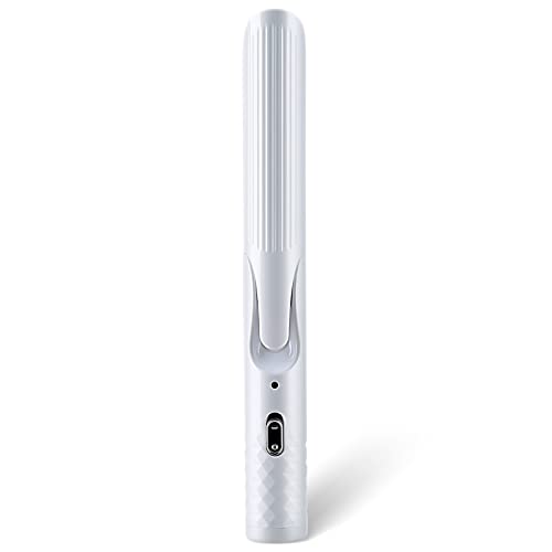 YourMate Mini Iron Hair Straightener Fast Heating Straightener and Curler for All Hairstyles Portable Curler for Short Thick Hair White
