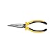 Klein Tools J203-6 Needle Nose Pliers, Long Nose Side Cutters, Heavy Duty Journeyman Alligator Pliers with Curved Handles, 6-3/4-Inch