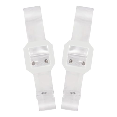 Holibanna Cinturón para Mujer Transparente 2 Piezas Cinturón Ancho sin Agujeros Accesorio para Vestidos y Reuniones