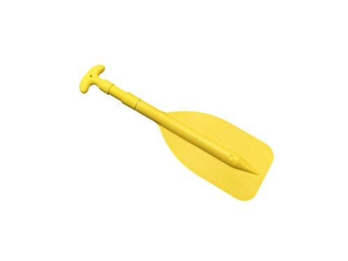 Pactrade Marine Kayak Canoe Raft Jet Ski Yellow Telescopic Aluminum Mini Oar Paddle #TOP1