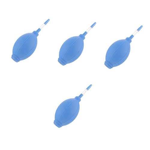 Healvian 4 Piezas Bola De Lavado De Oídos Automóvil Gaviota De Juguete Mini Tacos De Billar Taco De Billar Para Borla Soporte Para Bebidas De Piscina Jugar Difusor Blue Goma Blanda