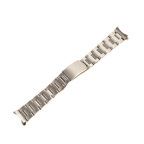 Bracelet montre Oyster vintage 19mm acier brossé pour un style élégant au quotidien