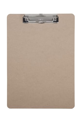 Maul Portapapeles Maulbasic, portapapeles, DIN A4 Vertical, Madera Dura, reciclable, 8 mm de Ancho de sujeción, 2392070