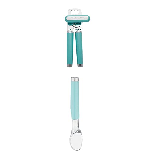 Kitchenaid Classic Multifunction Can Opener/Bottle Opener, 8.34-Inch, Aqua Sky And Kitchenaid Classic Ice Cream Scoop, One Size, Aqua Sky 2 #TOP16