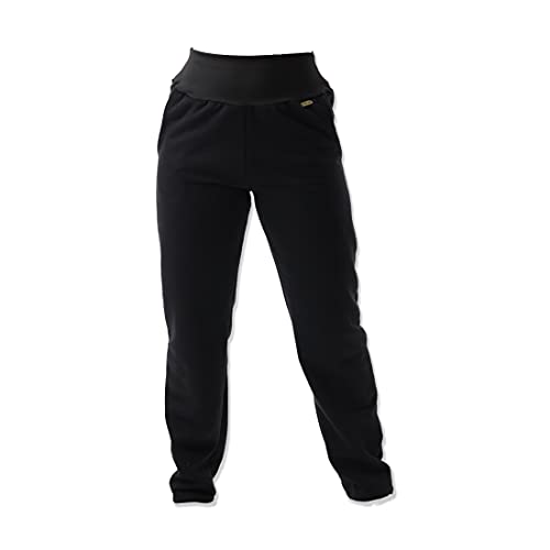 Calça de Moletom Feminina Algodão Click Mais Bonita (M, Preto)