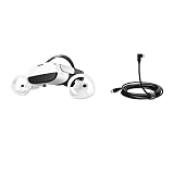 KSHAAR Casque Neo 3 Gaming VR Casque de réalité virtuelle Tout-en-Un avancé Lunettes de Flux 3D 8K compatibles avec Metaverse Stream Gaming (Color : Add 5M USB-C Cable-03)