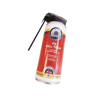 Sill Tech Food Safe Silicone Lubricant Spray, 400ml, Industrial Grade, Non-Toxic
