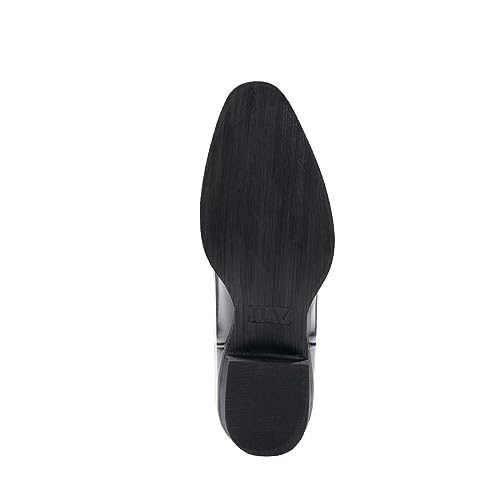 Image of IUV Cowboy Boots For Women Mid Calf Cowgirl Boots Pointy Toe Western Boot