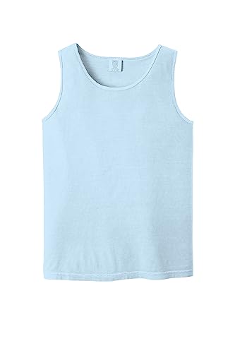 Image of Comfort Colors Chouinard 9360 Adult Garment-Dyed Tank Top Chambray Medium