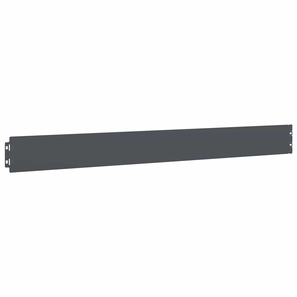Krawędzie trawnika, 10 szt., antracytowe, 10 x 103 cm, stal walcowana na zimno, obramowanie grządki, obrzeże grządki, system wtykowy, montaż, ochrona porządku