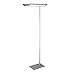 Produktbild Maul Arbeitsplatz Standleuchte MAULnaos, Höhe 190 cm, 2x 55 Watt, Silber, 2x 4500 Lumen, 8251495