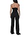 Sunlips Women fashionable, sexy, elegant, high waisted, wide leg pants, club business party button jumpsuit