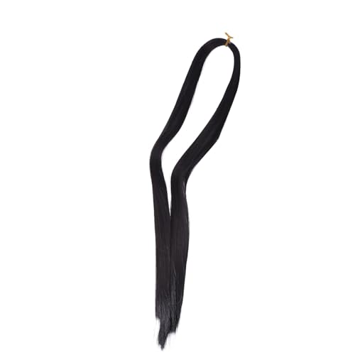 CHGCRAFT Doll Hair Wefts for Rerooting Doll Wigs Doll Hair Extensions for Doll Hair Making Doll DIY Making Accessories Figurine Wigs, Black