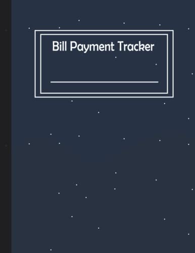 Bill Payments Tracker: monthly bill payment organizer | bill payment tracker monthly organizer for 9