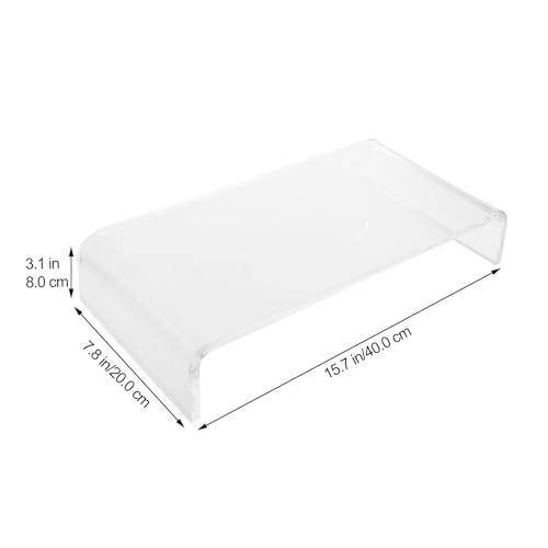Support surélevé clavier acrylique VALICLUD pour bureau domestique - 2