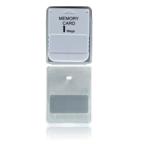 WICAREYO 1MB Speicherkarte für Playstation One PS1 Konsole 1 Mega Speicherkarte Weiß